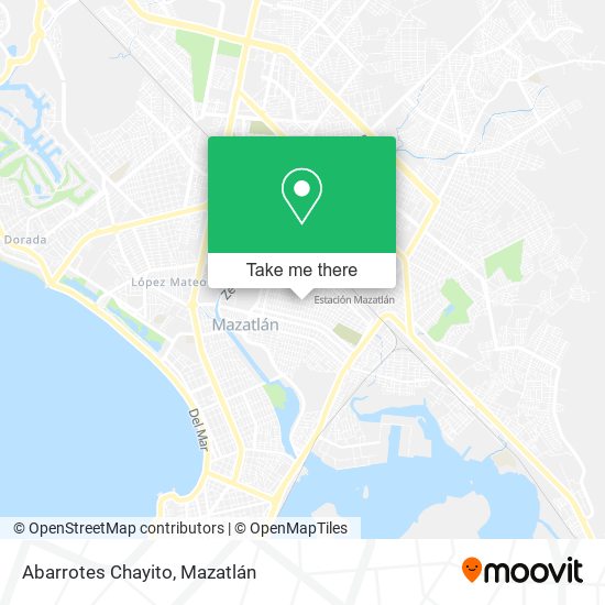 Abarrotes Chayito map