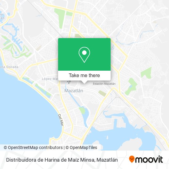 Distribuidora de Harina de Maíz Minsa map