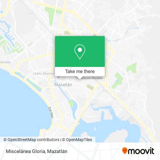 Miscelánea Gloria map