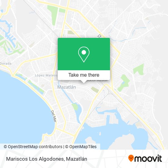 Mariscos Los Algodones map