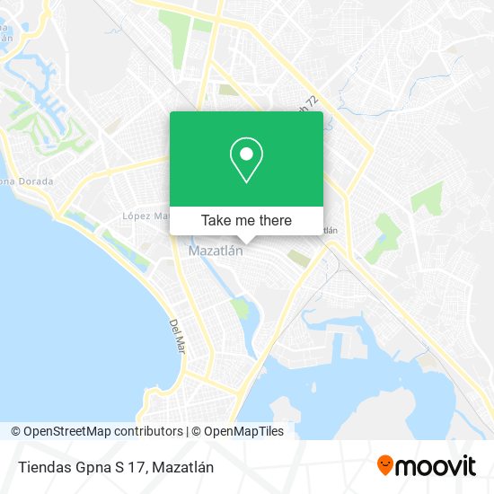 Tiendas Gpna S 17 map
