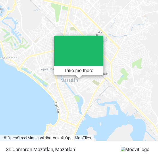 Mapa de Sr. Camarón Mazatlán