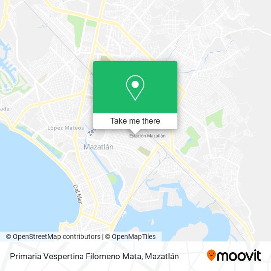 Primaria Vespertina Filomeno Mata map