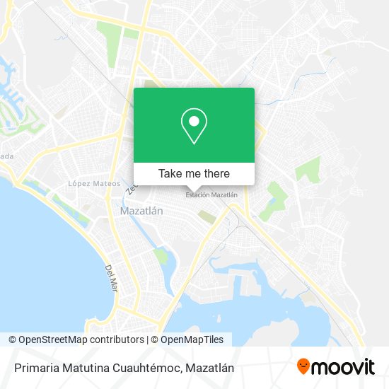 Primaria Matutina Cuauhtémoc map