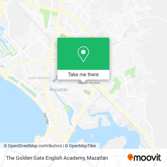Mapa de The Golden Gate English Academy