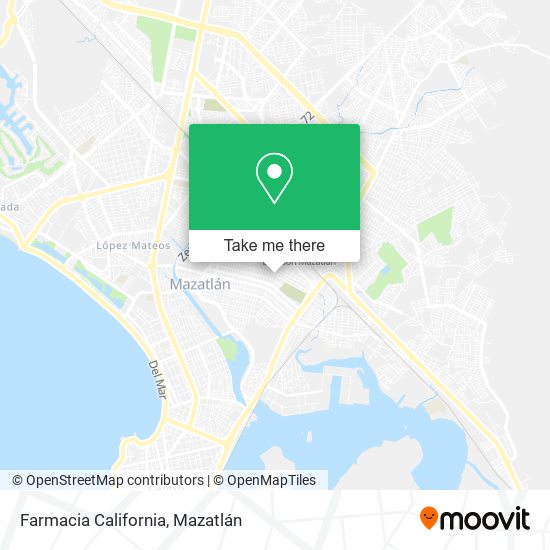 Mapa de Farmacia California