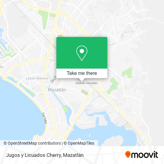 Mapa de Jugos y Licuados Cherry