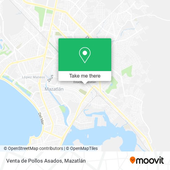 Mapa de Venta de Pollos Asados