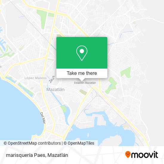 marisquería Paes map
