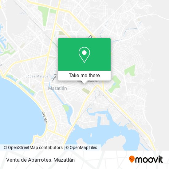 Mapa de Venta de Abarrotes