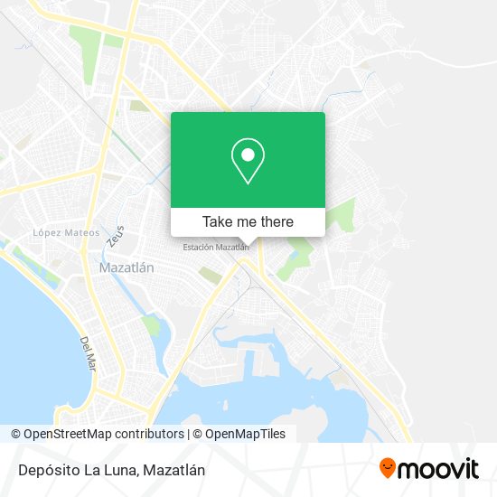 Depósito La Luna map