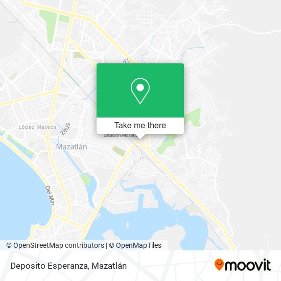 Deposito Esperanza map