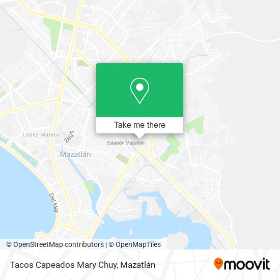 Tacos Capeados Mary Chuy map