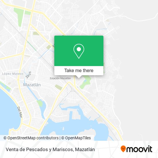 Venta de Pescados y Mariscos map
