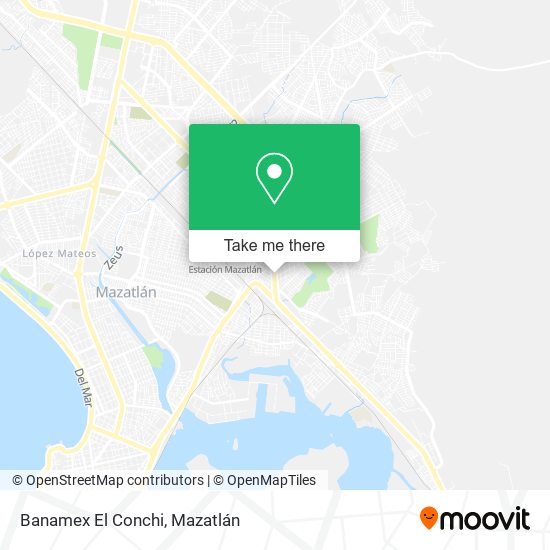 Mapa de Banamex El Conchi