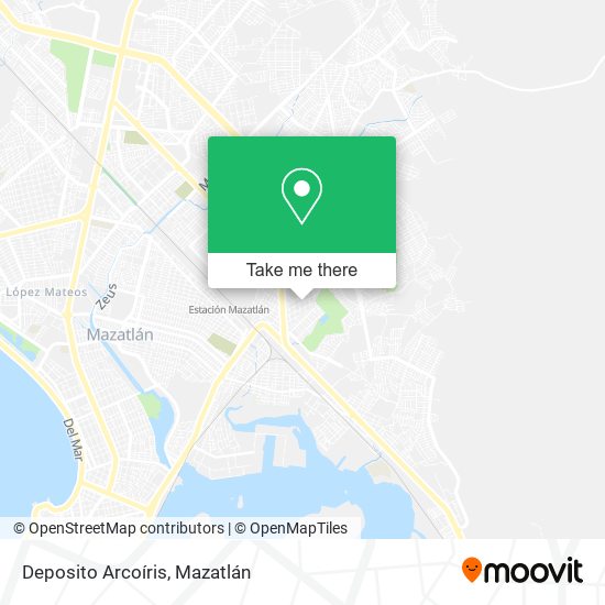 Deposito Arcoíris map