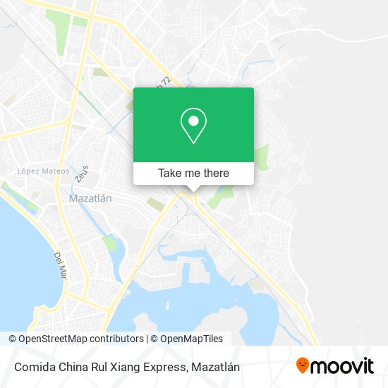 Comida China Rul Xiang Express map