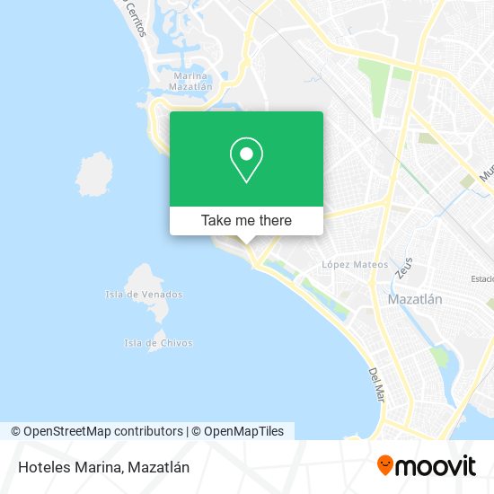 Hoteles Marina map