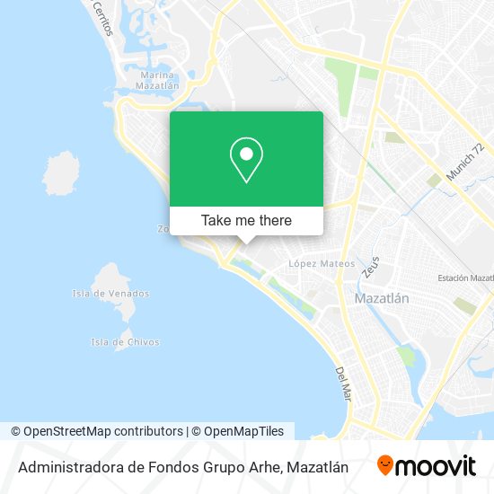 Administradora de Fondos Grupo Arhe map
