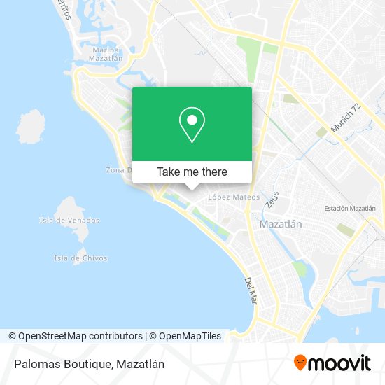 Palomas Boutique map