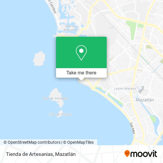 Tienda de Artesanias map