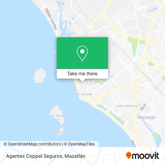 Agentes Coppel Seguros map