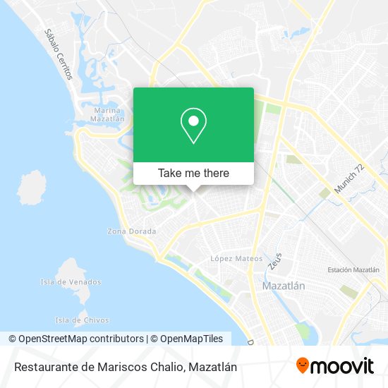 Restaurante de Mariscos Chalio map