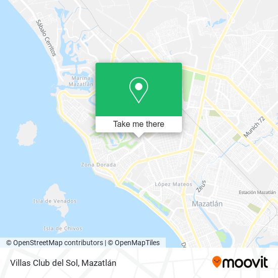 Villas Club del Sol map