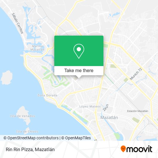 Rin Rin Pizza map