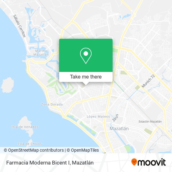 Farmacia Moderna Bicent I map