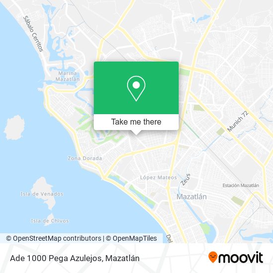 Ade 1000 Pega Azulejos map