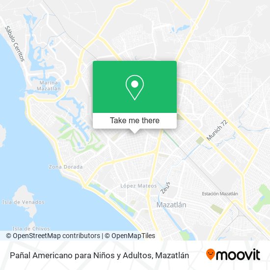 Pañal Americano para Niños y Adultos map