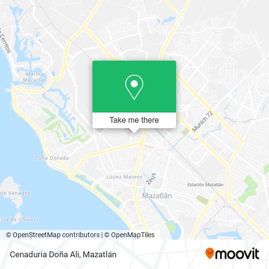 Cenaduria Doña Ali map