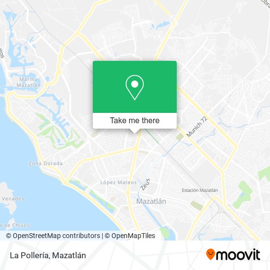 La Pollería map