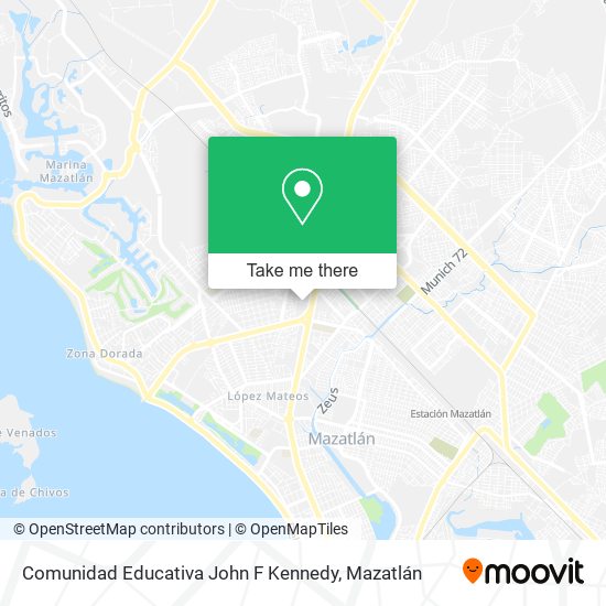 Comunidad Educativa John F Kennedy map