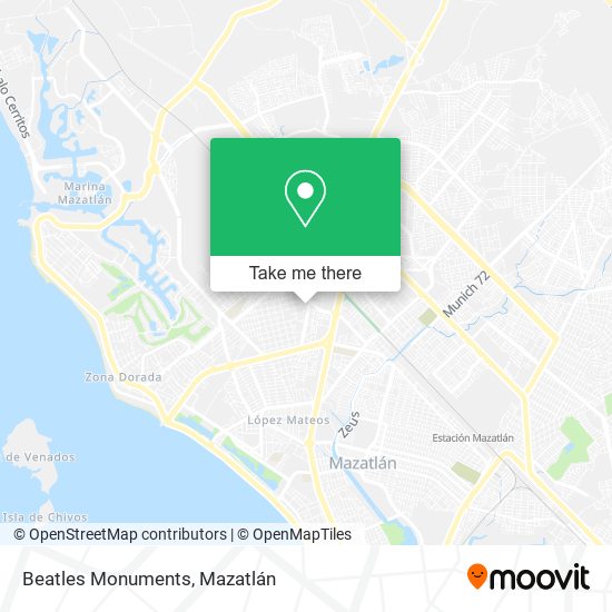 Mapa de Beatles Monuments