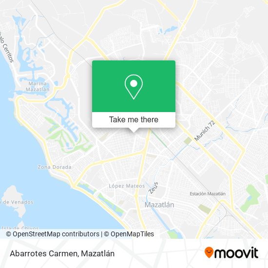 Abarrotes Carmen map