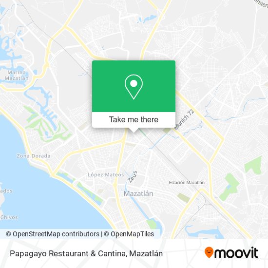 Papagayo Restaurant & Cantina map