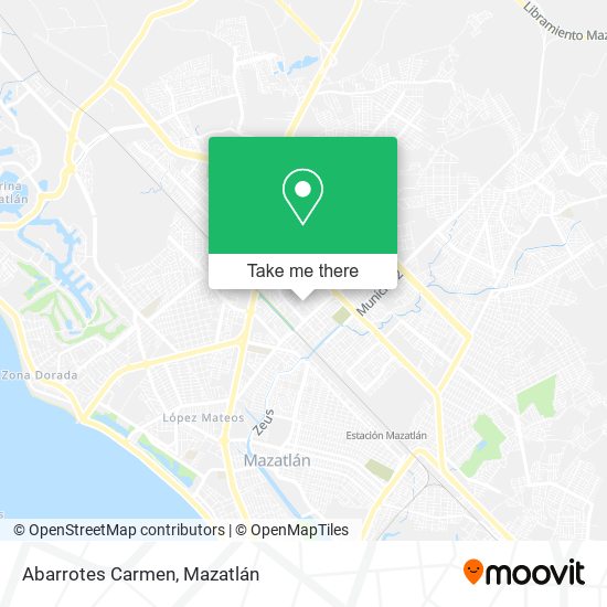 Abarrotes Carmen map