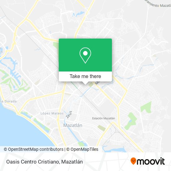 Oasis Centro Cristiano map