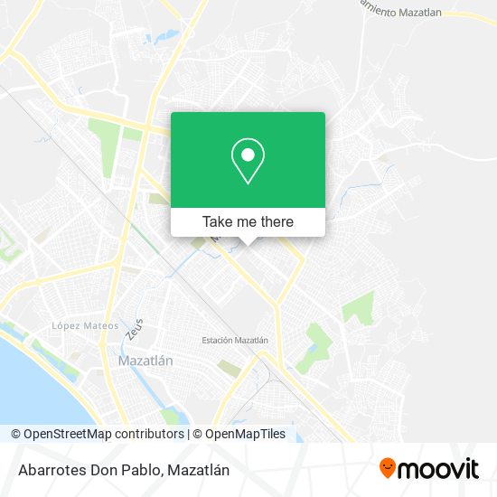Abarrotes Don Pablo map