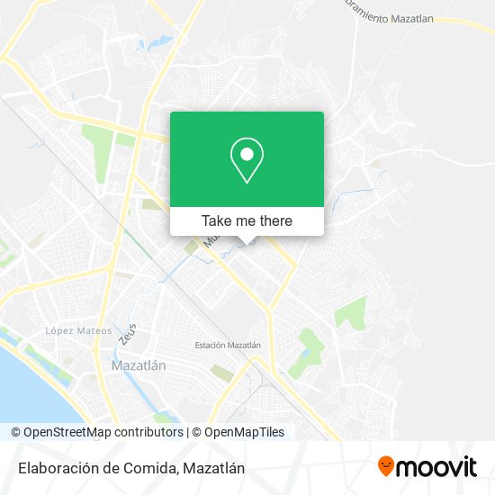 Elaboración de Comida map