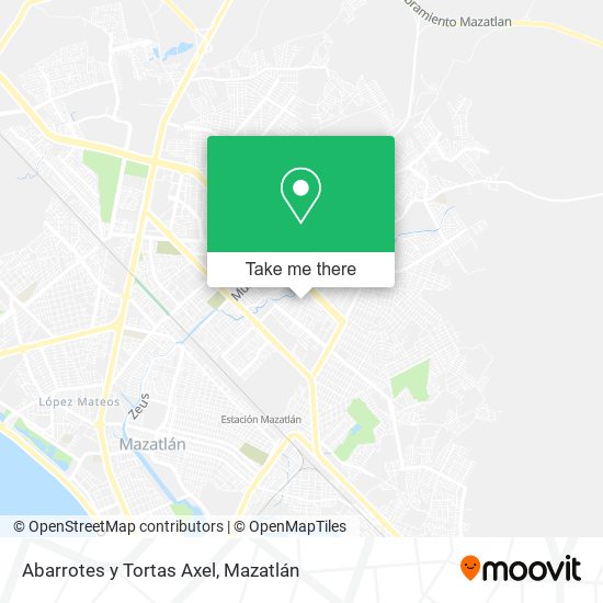 Abarrotes y Tortas Axel map
