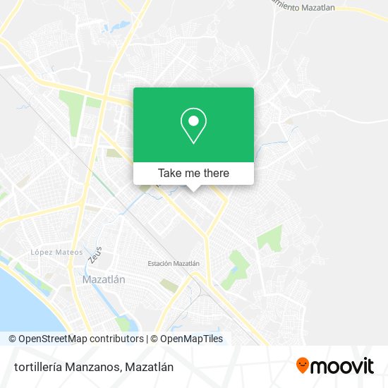 Mapa de tortillería Manzanos