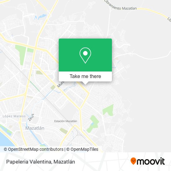 Mapa de Papeleria Valentina
