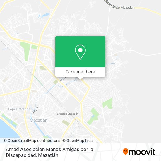 Amad Asociación Manos Amigas por la Discapacidad map