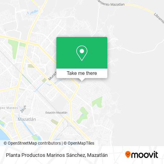 Planta Productos Marinos Sánchez map