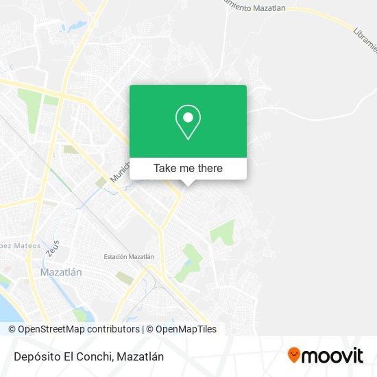 Depósito El Conchi map