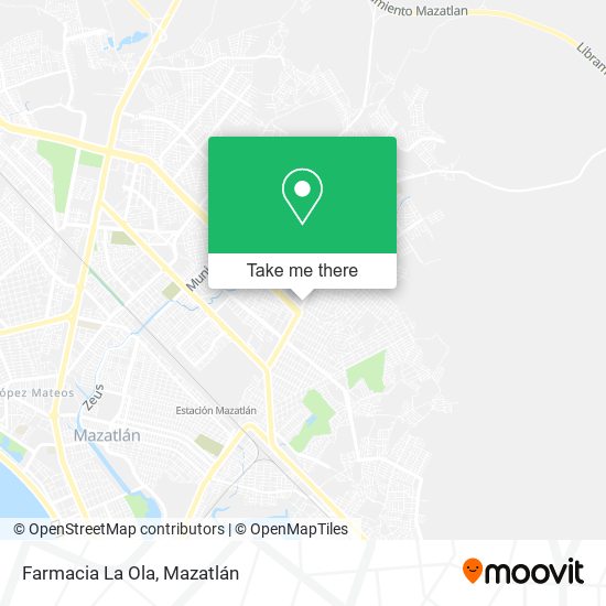 Mapa de Farmacia La Ola