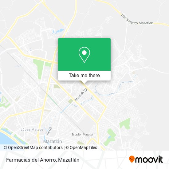 Farmacias del Ahorro map